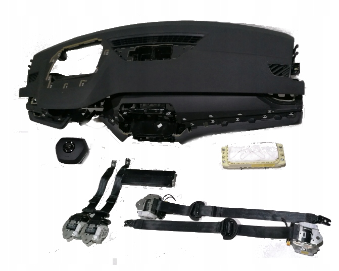 фото №1, Skoda octavia iv 4 приборная панель hu подушки безопасности консоль ремни