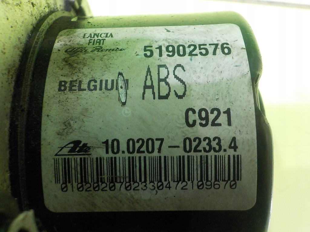 фото №5, Fiat doblo ii 1.3 m-jet 12r насос abs 51902576 100207-02334 100970-16143