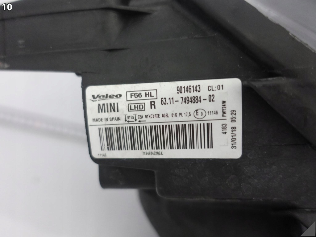 Mini cooper f54 f55 f56 f57 фара full led правый  перед европа 7494884 Доставка