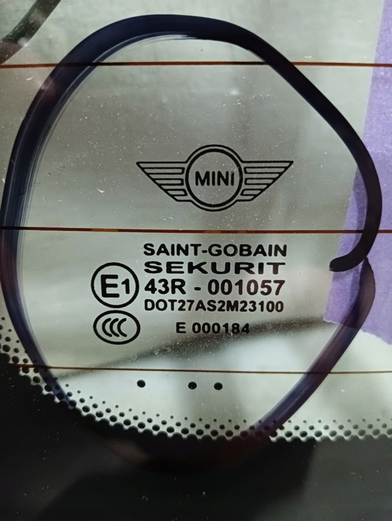 фото №2, Стекло задняя bmw mini r56 2006-2014