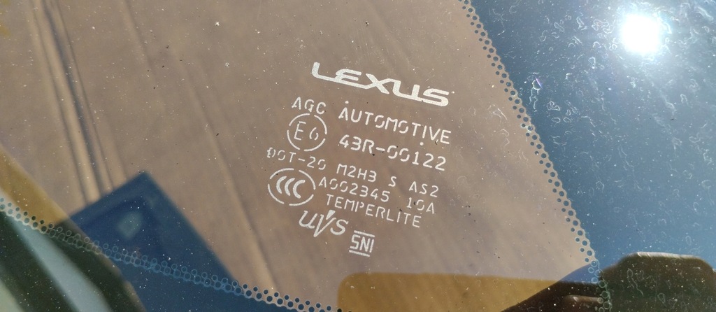 фото №6, Стекло боковая кузовная w крыло левая lexus ct200h ct 200h 11r-