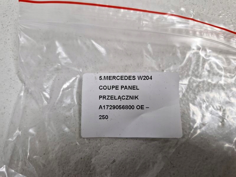 фото №8, Mercedes c-klasa w204 coupe панель переключатель окон левый кнопки оригинальный номер