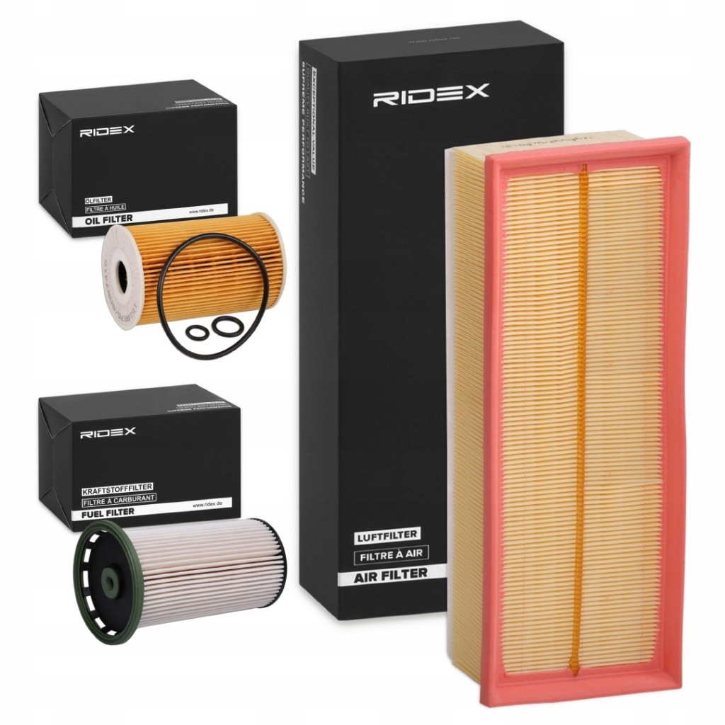 фото №1, Набір фільтрів ridex 4055f7750 do vw golf vi 5k1 golf plus 5m1, 521