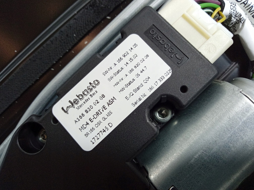 фото №6, Mercedes gls x166 люк панорама комплектная a1667801500