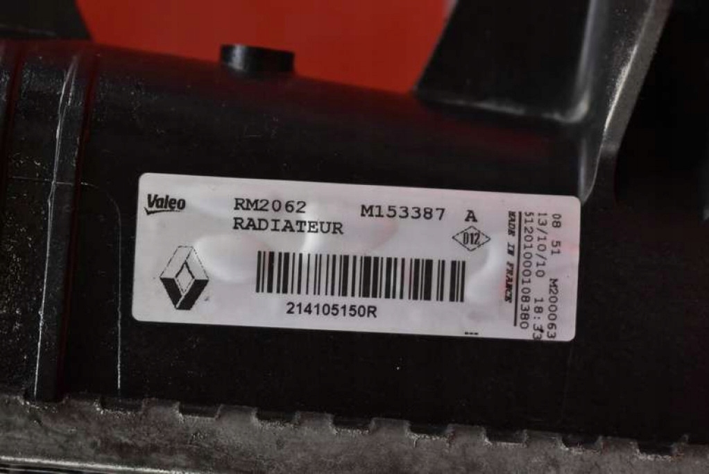 Радиатор воды 214105150r renault megane 3 3 1.5 dci 90 km 08-14 в Украине