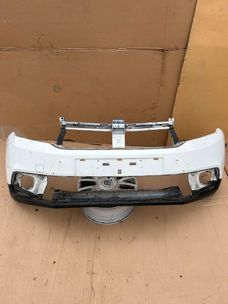 фото №1, Dacia sandero ii stepway lift 16-20 бампер передний перед белый