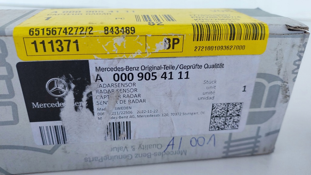 фото №4, Mercedes радар датчик distronic поперечина движения