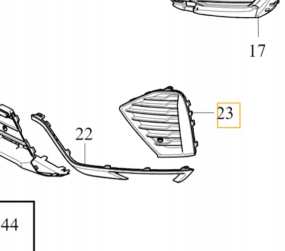 фото №4, Volvo xc60 ii plug-in правая решётка бампера перед r-design оригинальный номер