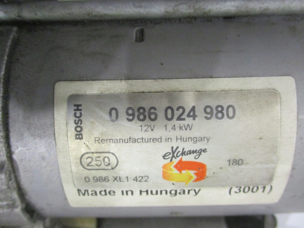 Стартер bmw f21 2.0d 0986024980 в Україні