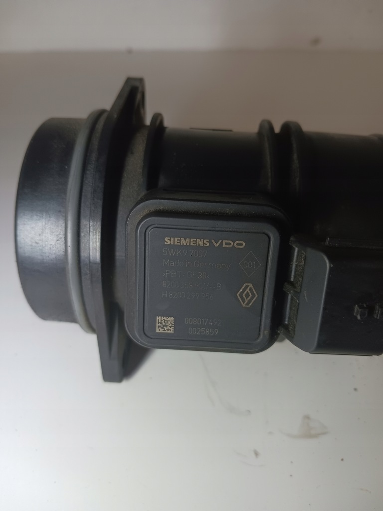 фото №5, Расходомер 1.5 dci renault 8200299956