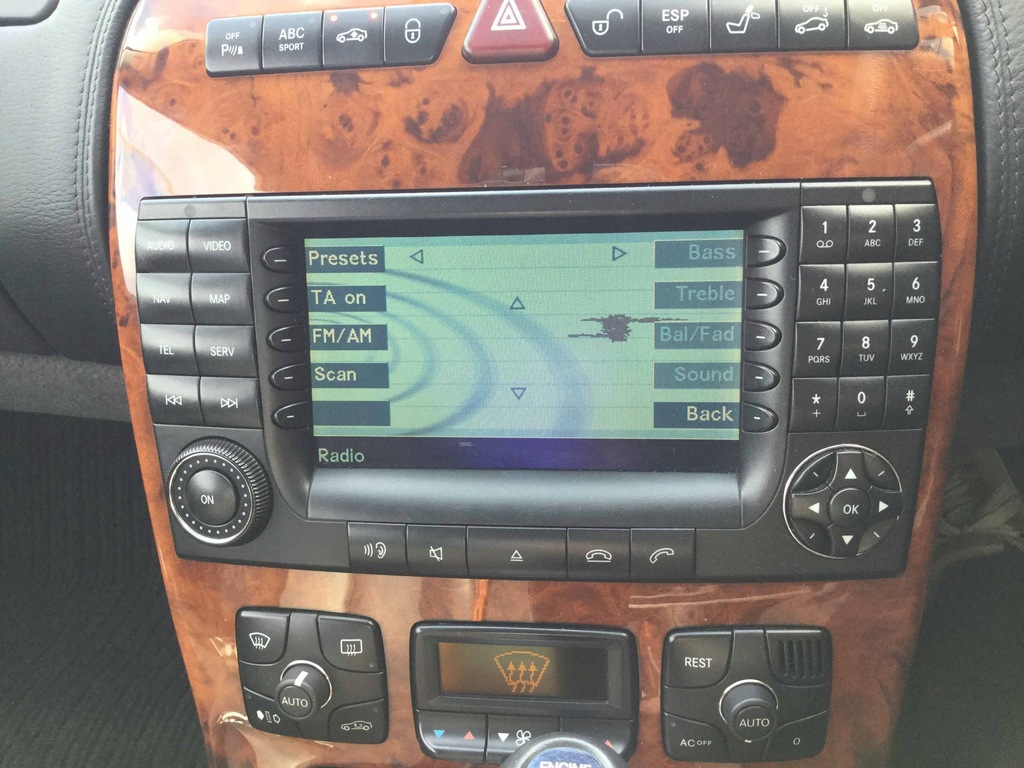 фото №1, Comand радио a2208274142 mercedes cl w215 lift