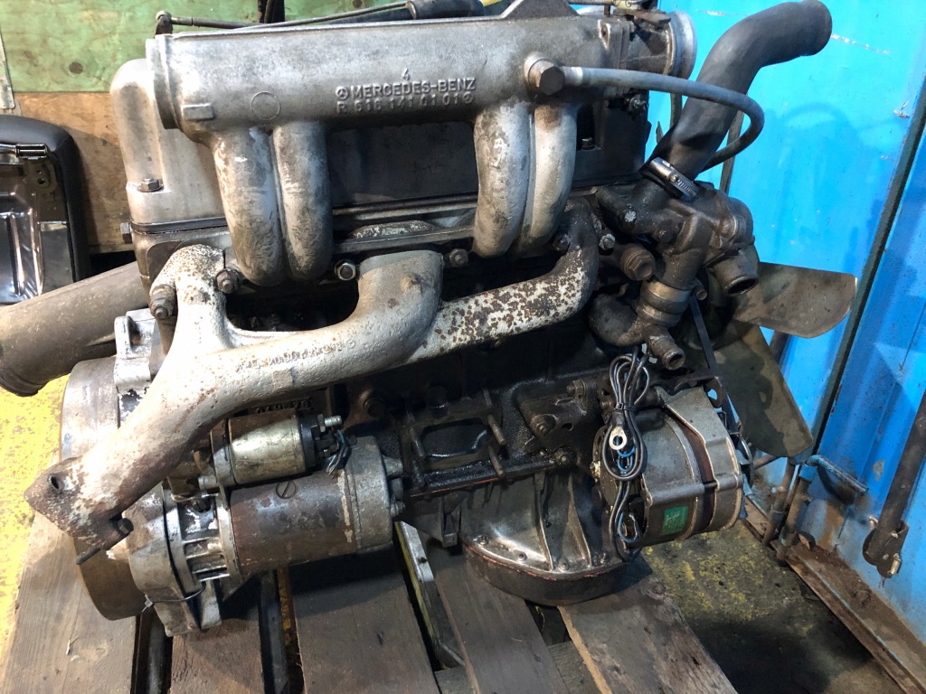 Двигун om616 mercedes benz t2 2,4 d 240 d 616912 Зі Шроту