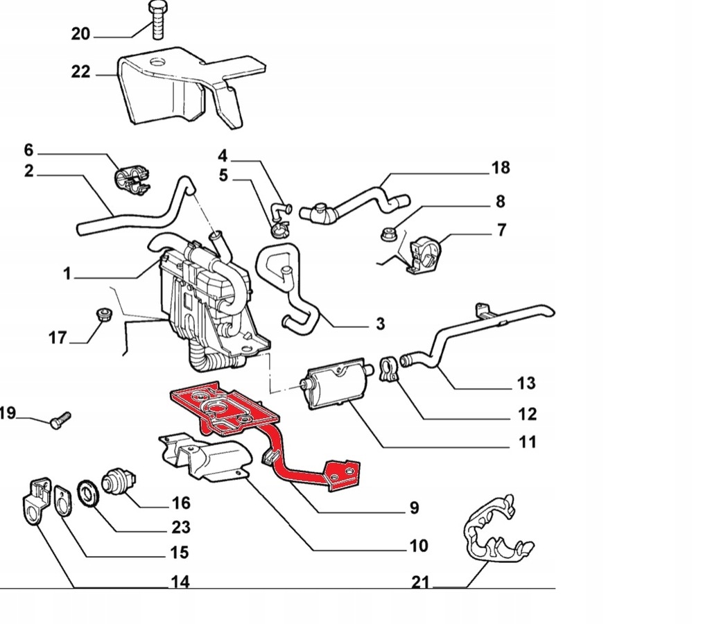 фото №3, Alfa romeo 166 кронштейн основа webasto nowa oem
