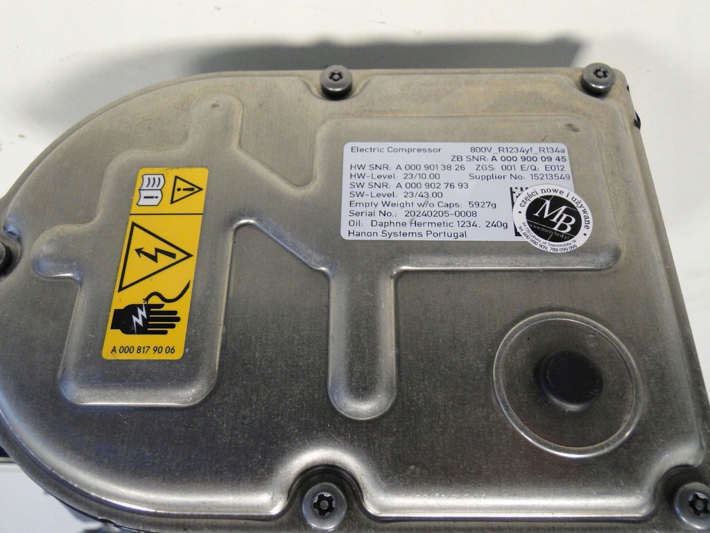 фото №5, Mercedes eqa eqb 243 eqc 293 компрессор компрессор кондиционера