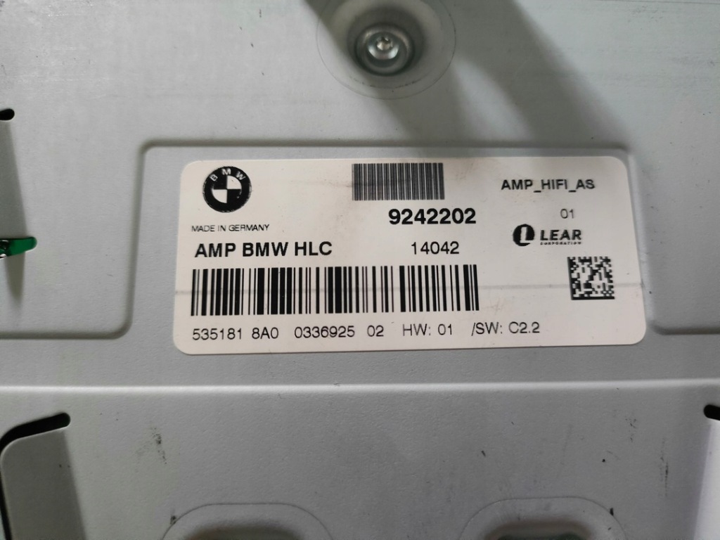 фото №2, Bmw f20 підсилювач 9242202