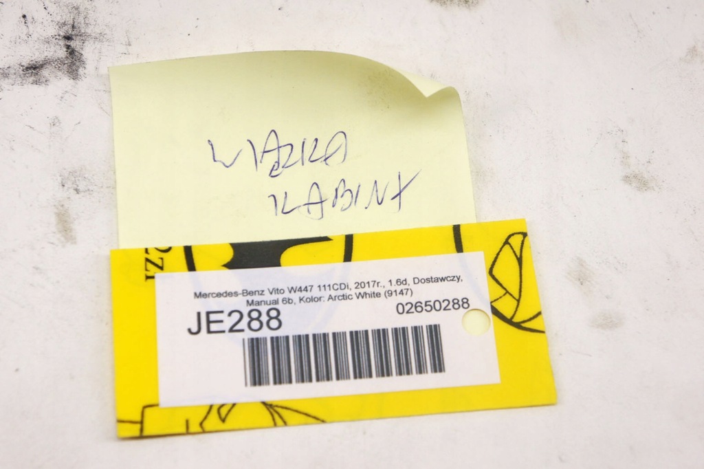 фото №6, Je288 mercedes vito w447 джгут салону кабіни