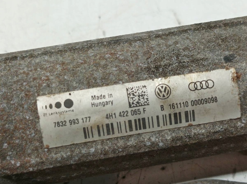 фото №5, Рейка рульова трансмісія europa 4h1422065f audi a8 iii 2010- d4