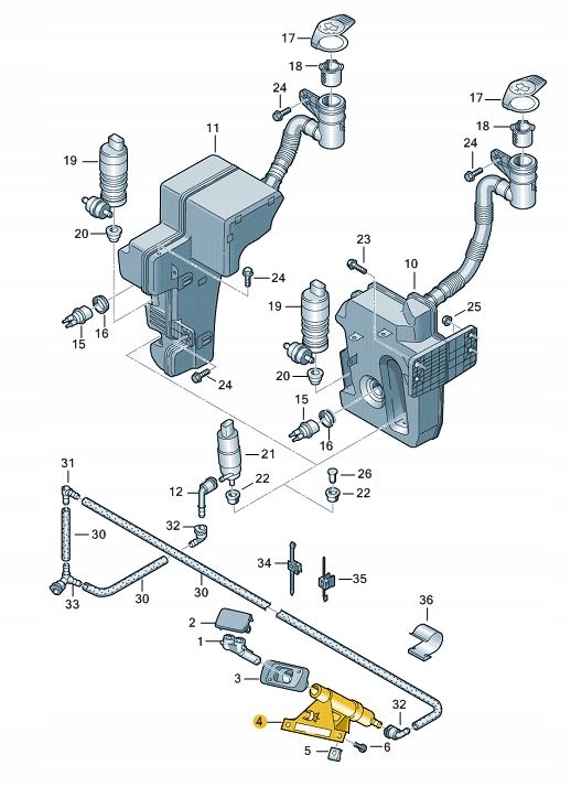 фото №2, Volkswagen оригінальний номер 1k8955978a насадка рідина розпилювача, омивач przed. фари