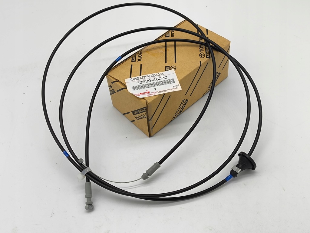 фото №1, 5363048030 оригінал трос замка капот lexus rx330/400h2003-2009