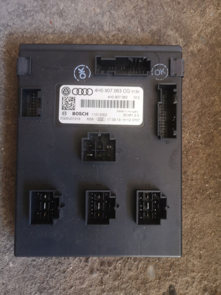 фото №1, Модуль bcm bortnetz audi a8 d4 4h0907063cg