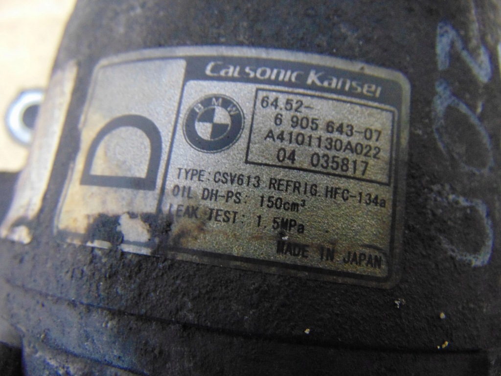 фото №13, Компрессор кондиционера bmw x3 e83 6905643