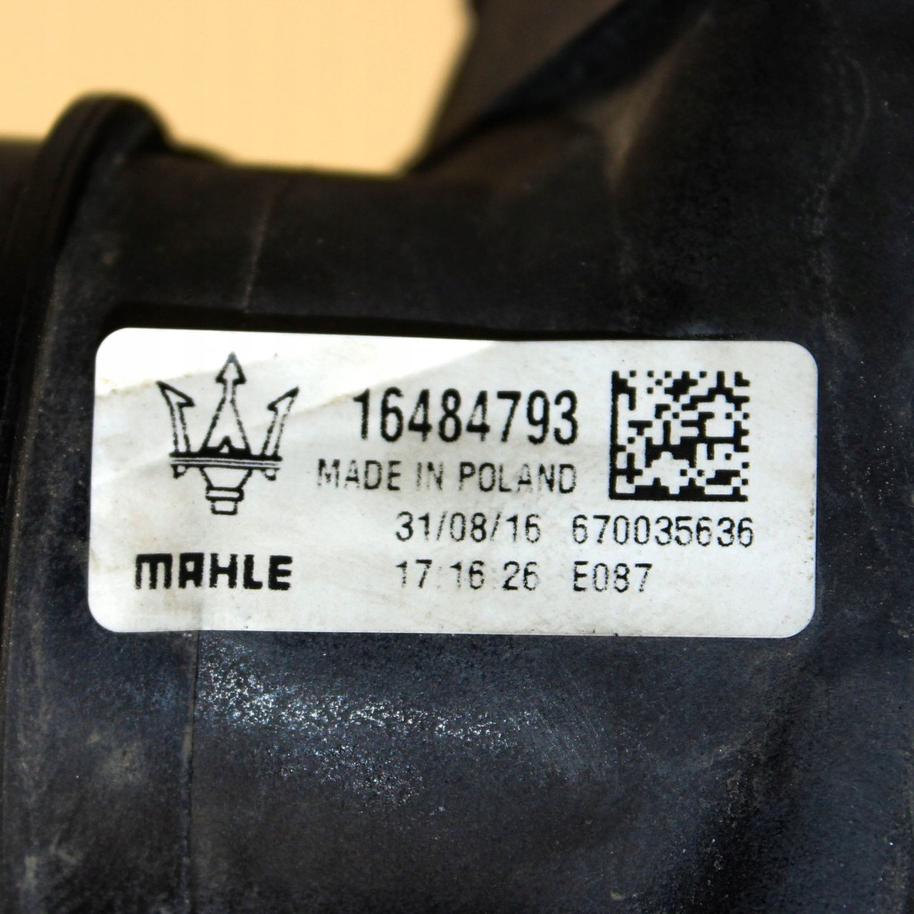 фото №6, Maserati ghibli 2017 радиатор 16484793 наддувочный / интеркулер