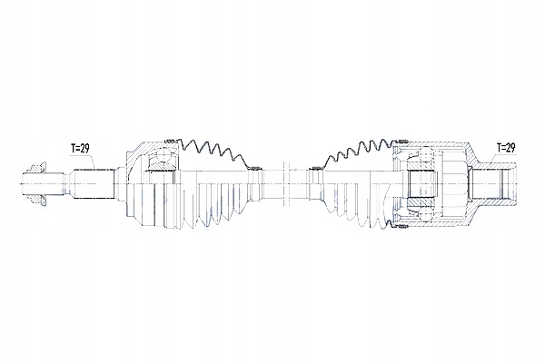 фото №11, Приводной вал приводная jeep grand cherokee iii 05-10 commander 05-11 правая