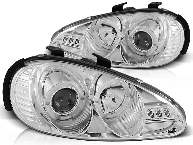 фото №1, Лампи фари mazda mx3 1991-1998 кільця led chr