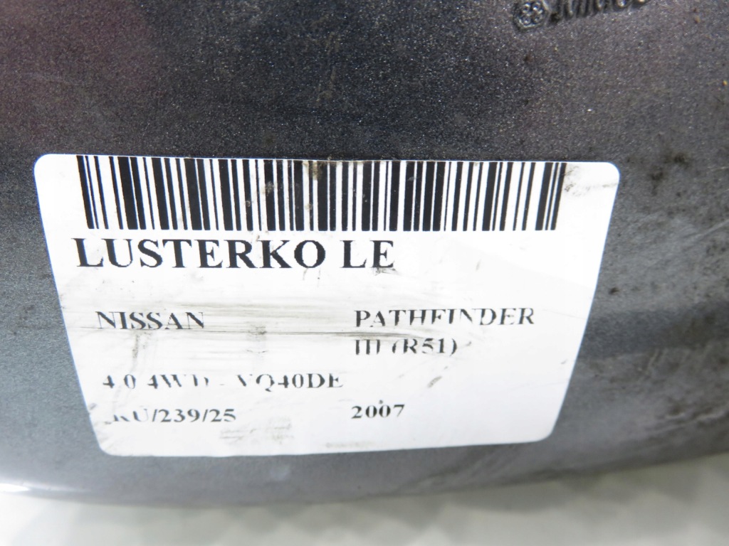 Зеркало левое nissan pathfinder 3 r51 k27 Недорого