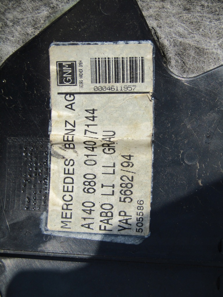 фото №15, Mercedes w140 серая обивка коврик na пол обшивка коврик пол