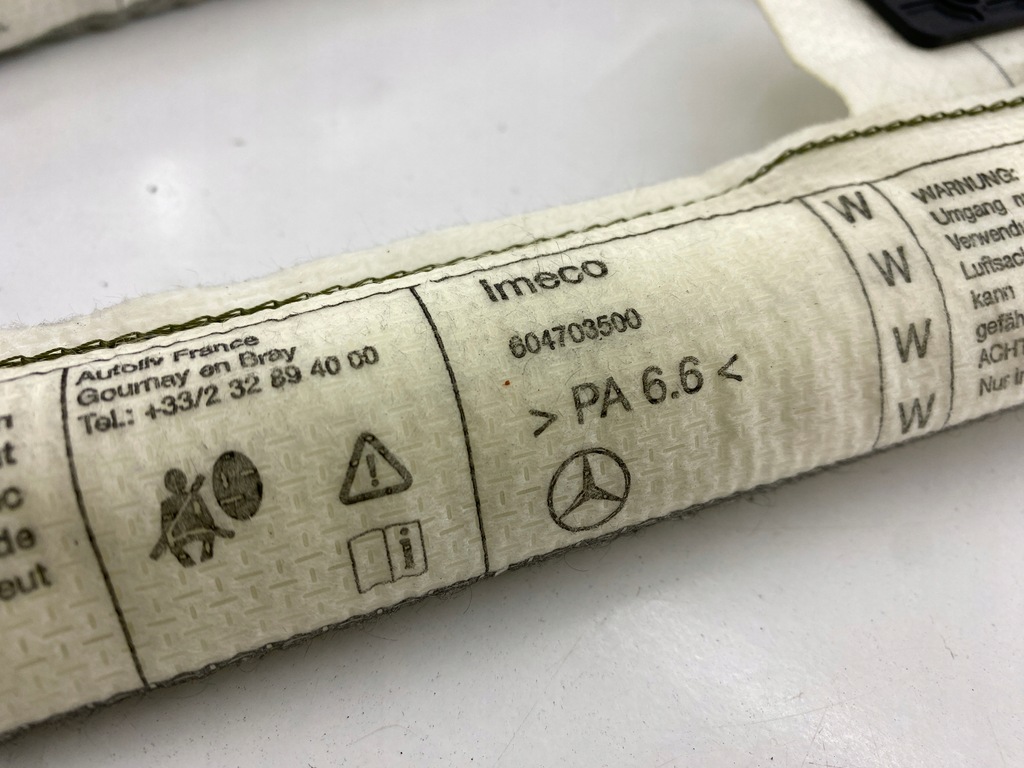 фото №7, Шторка безпеки повітряна подушка безпеки ліва mercedes-benz w204 org
