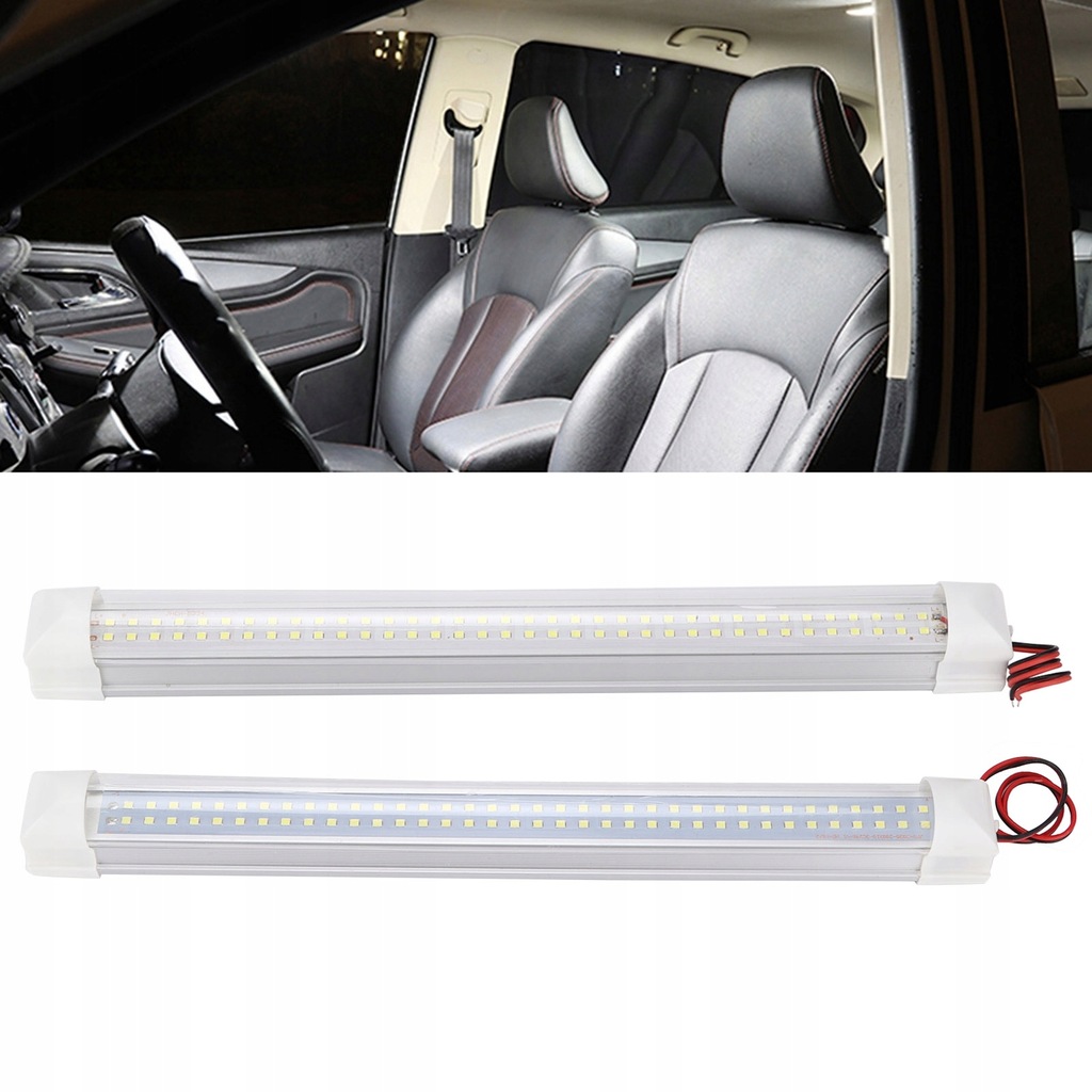 фото №6, 12v 72led лампа внутренняя молдинг осветительная