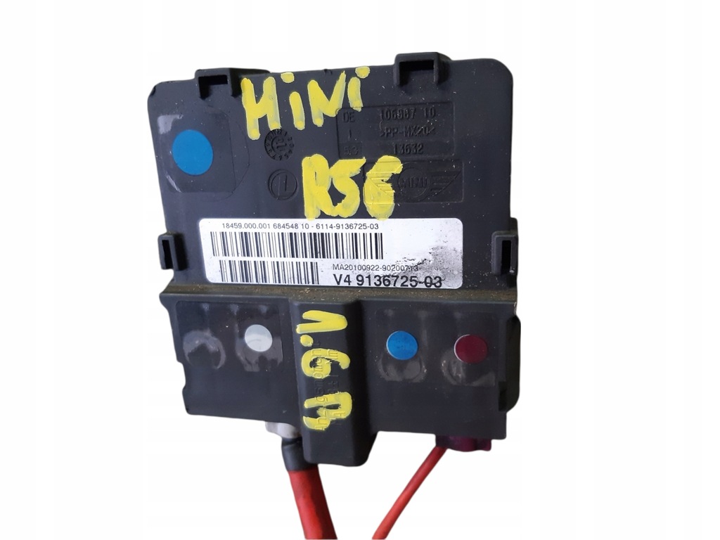 фото №3, Mini cooper r56 lift 1.6b клема модуль 9136725