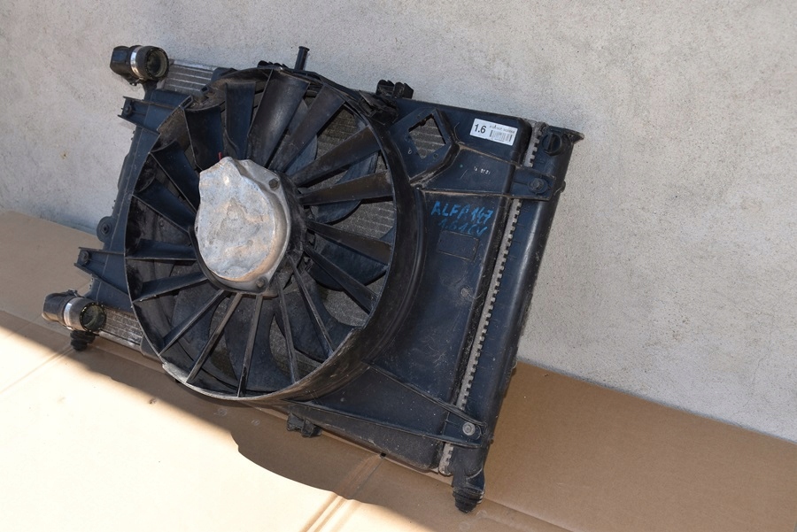 фото №16, Комплект радиатор alfa romeo 147 1.6 2.0 ts бензин