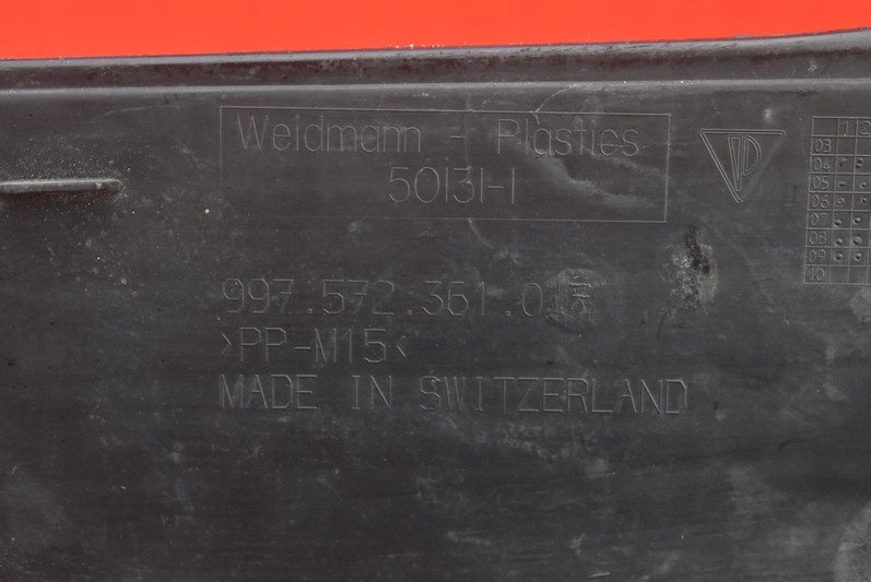 фото №9, Защита накладка жабо левая 99757236107 porsche 911 997 6 vi lift 08-13