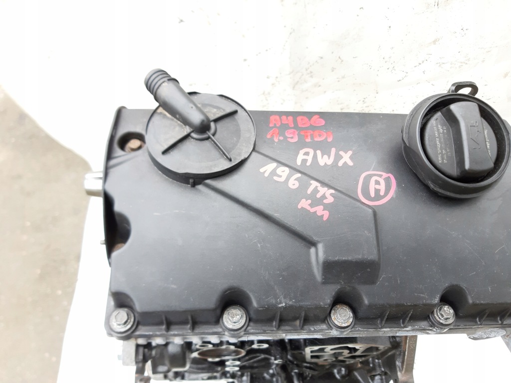 фото №6, Двигун audi a4 b6 1.9 tdi awx 196 tyś km