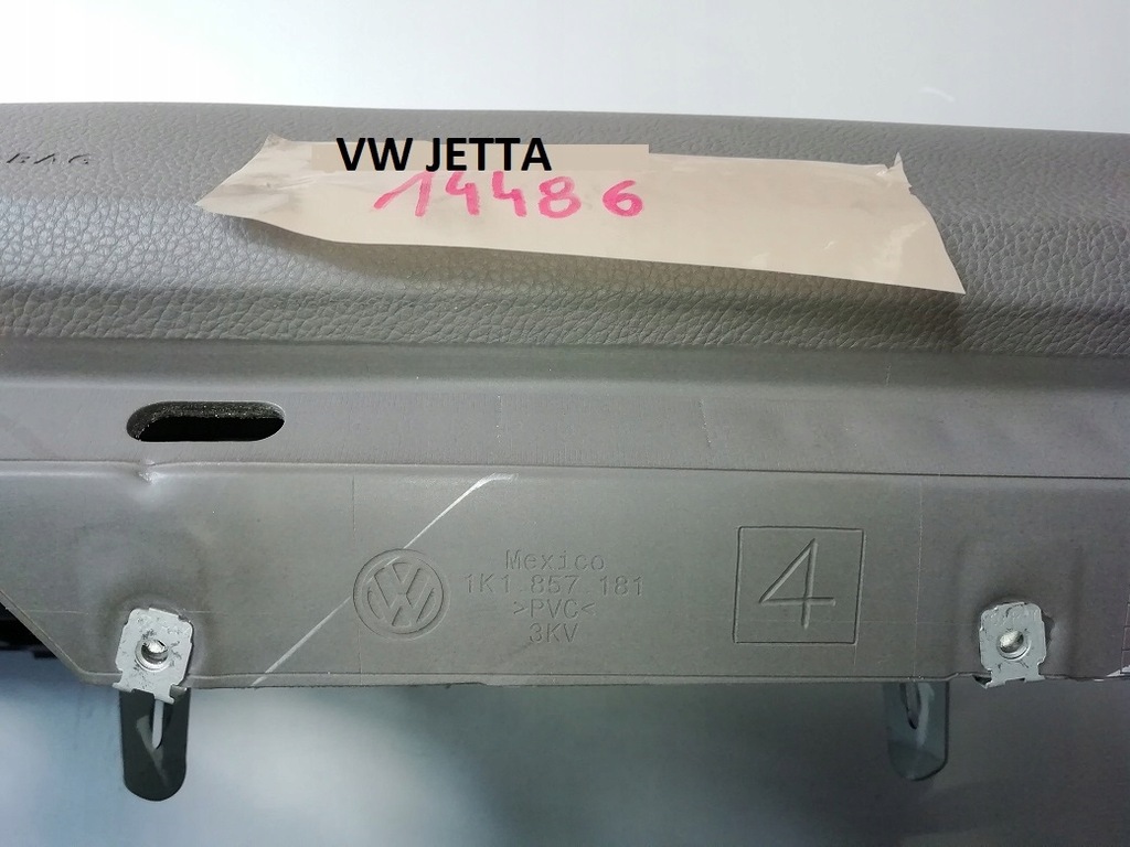 фото №6, Vw jetta 1k1 консоль, подушка безопасности+ модуль, ремни l+pr