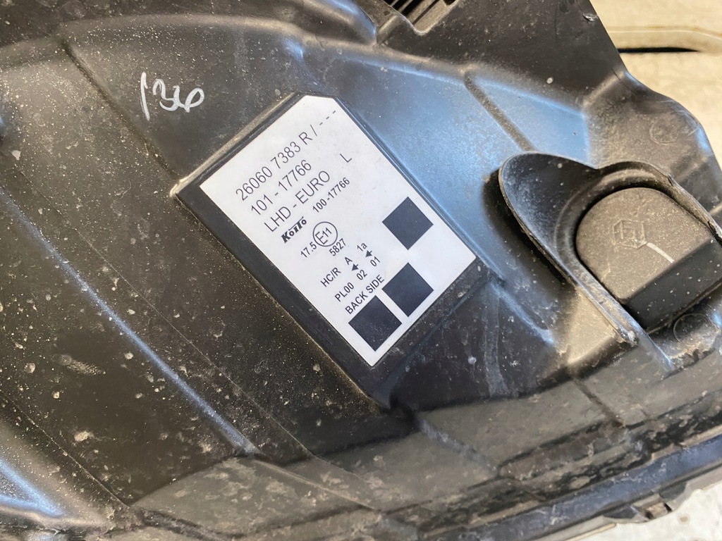 фото №10, Renault kangoo ii lift лампа левый перед 260607383r