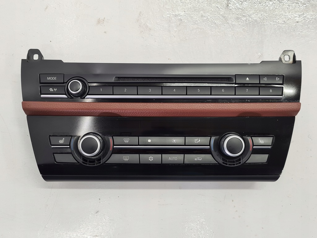 фото №1, Bmw 5 f10 f11 панель радио кондиционера anglik