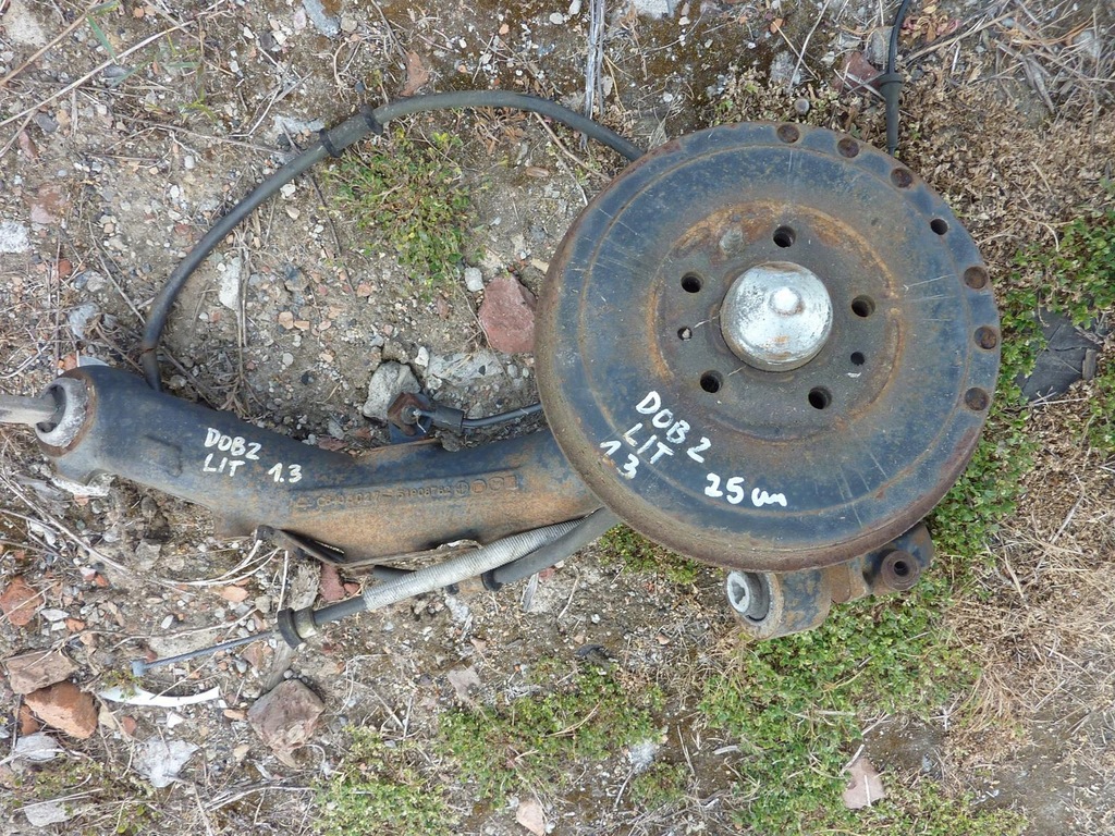 фото №1, Ступица рычаг fiat doblo 2 ii combo d левая задняя