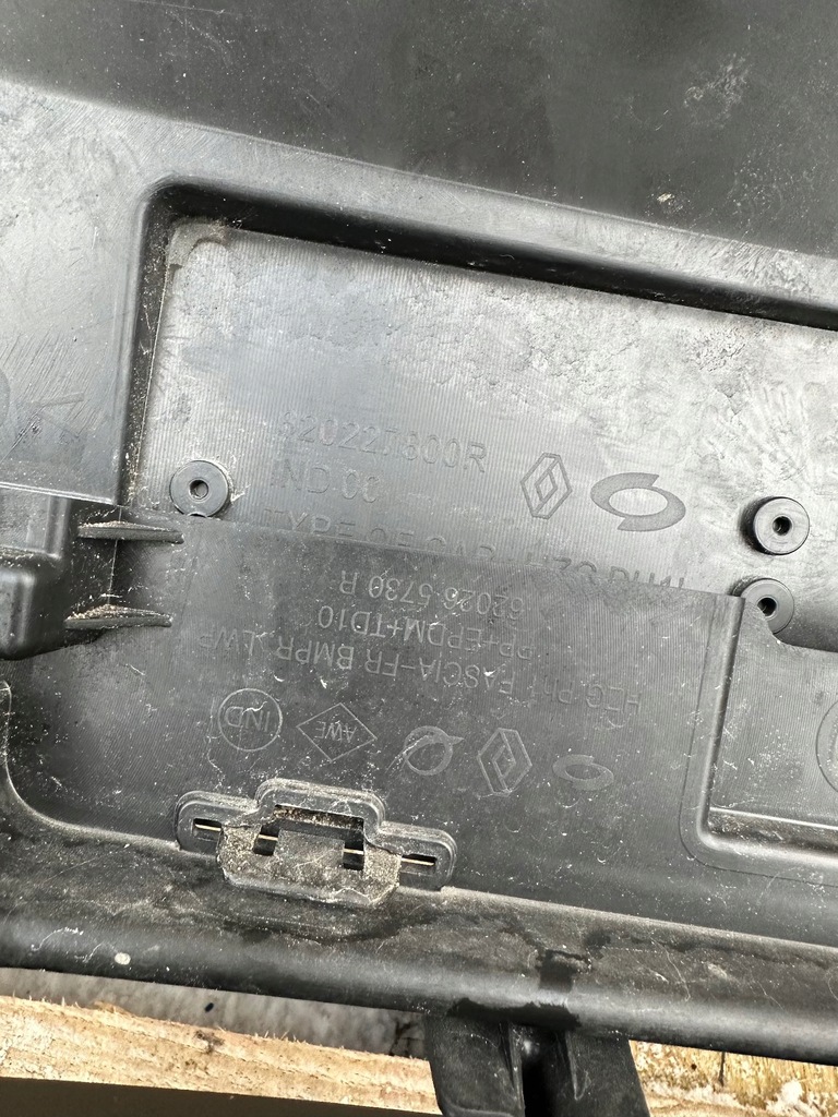 фото №7, Бампер перед передний renault koleos ii 2 lift + спойлер решётка 620227800r