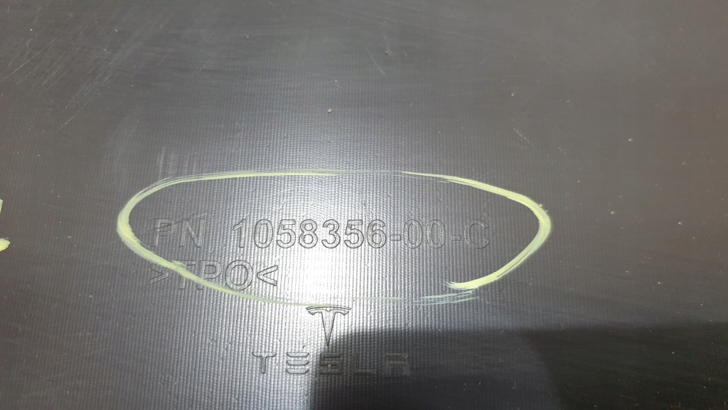 фото №8, Дифузор накладка бампера задня tesla x 1058356-00-c