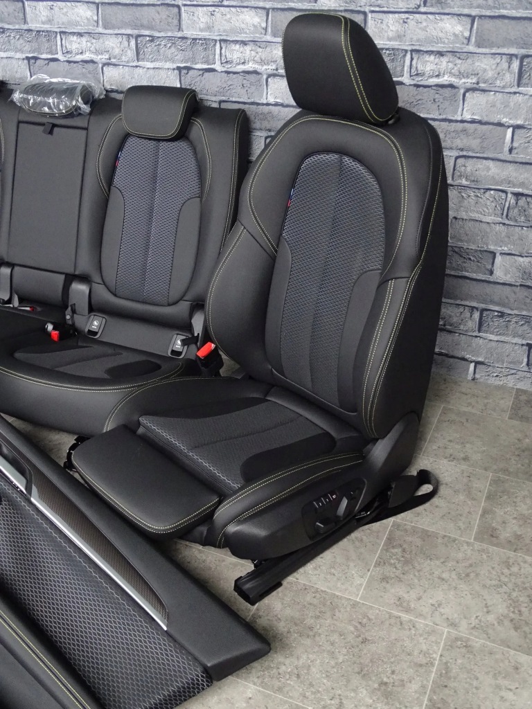 фото №5, Сидіння заднє сидіння обшивки салон середина bmw f39 x2 m-pakiet жовта nić шкіра new