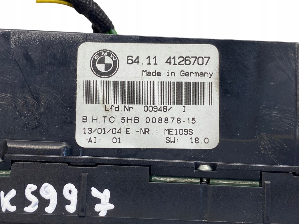 фото №6, Bmw 3 e46 2004 панель кондиціонера