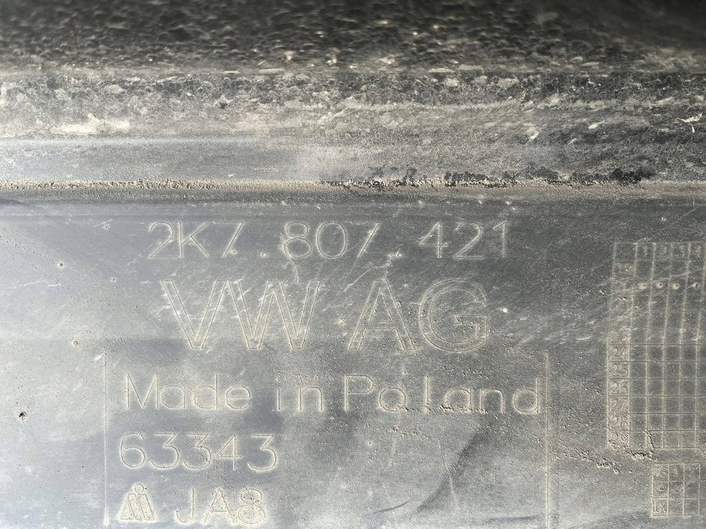 фото №13, Vw caddy 2k7 бампер задняя задний 2k7807421