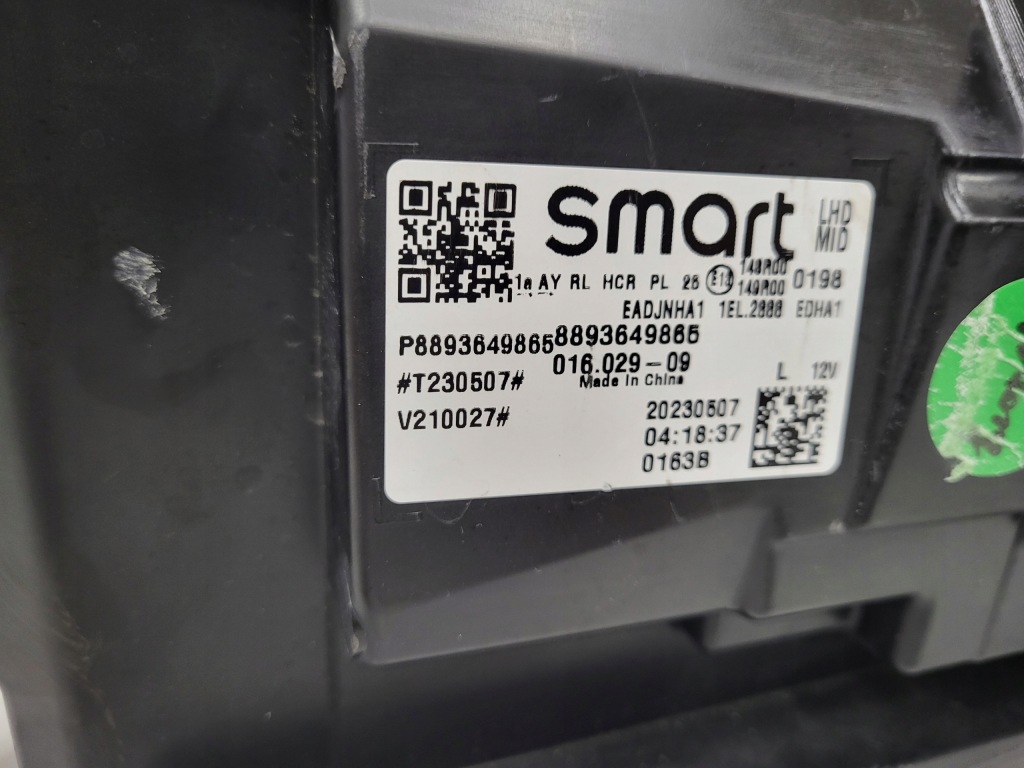 Фара перед ліва smart full led європа 8893649865 Зі Шроту