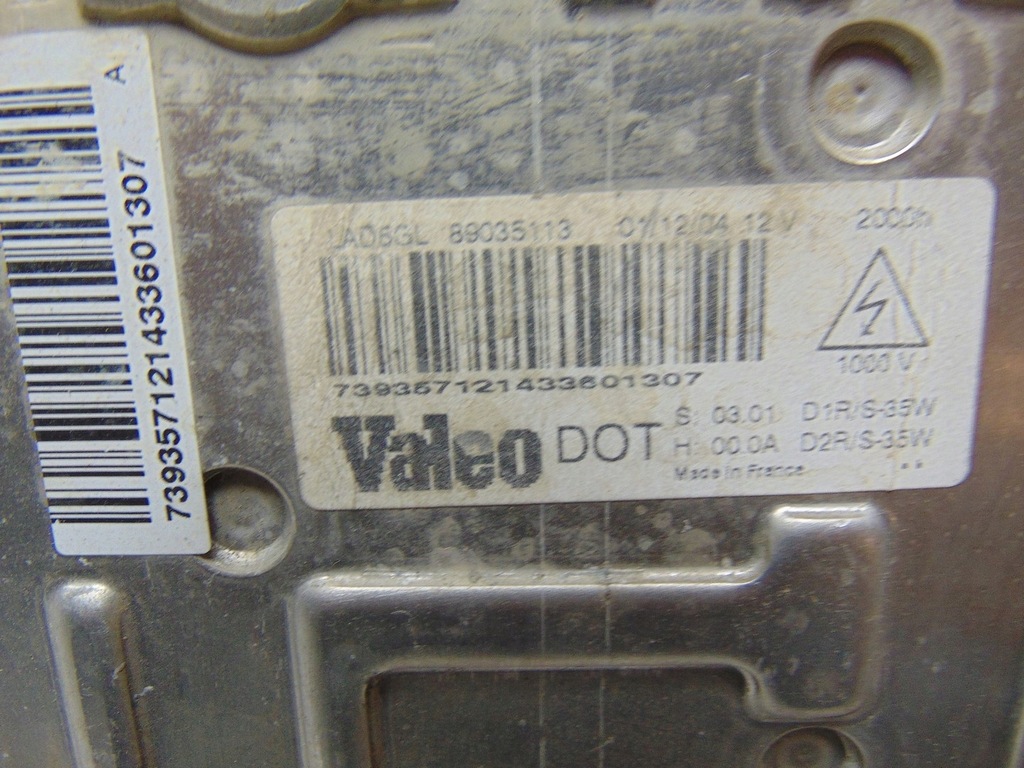 фото №13, Лампа ліва перед ксенон opel meriva a 93321054 89035113 europa комплектна