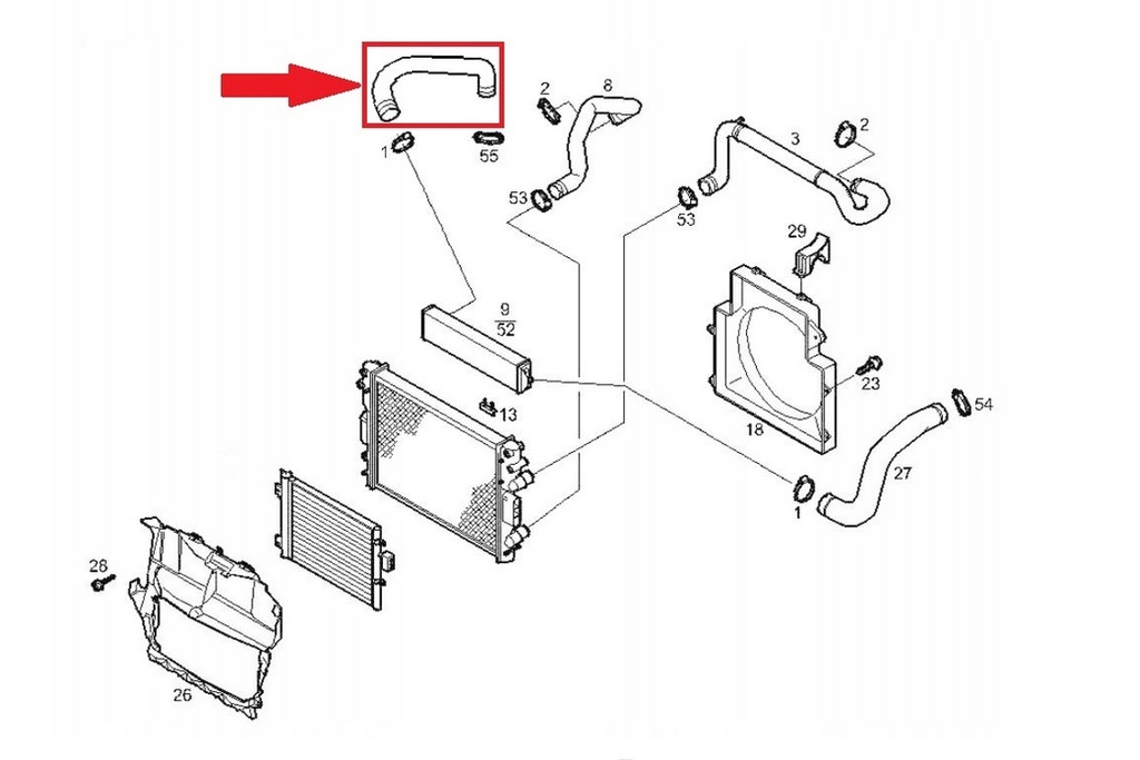 фото №4, Wąż труба интеркулер iveco daily iv 06- 3,0 d