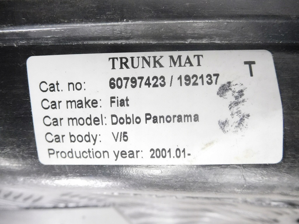 фото №6, Мат багажника fiat doblo панорама 60797423