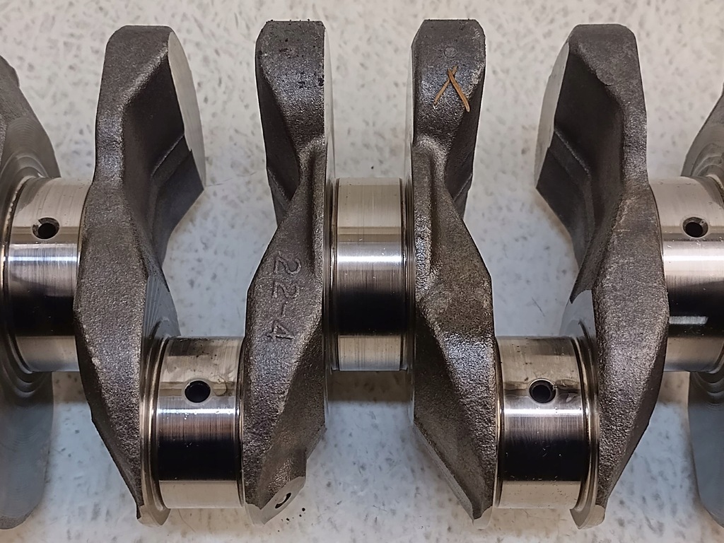 фото №11, Nissan navara d40 pathfinder r51 05-10 2.5 dci wał коленчатый